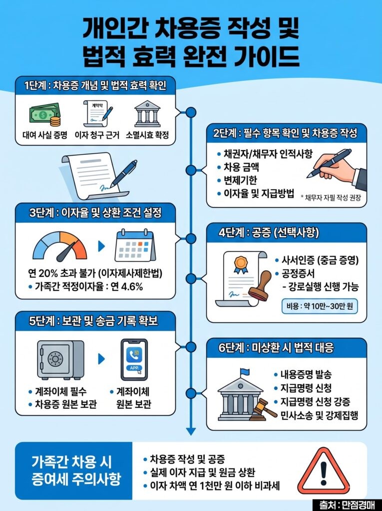 개인간-차용증-작성방법
