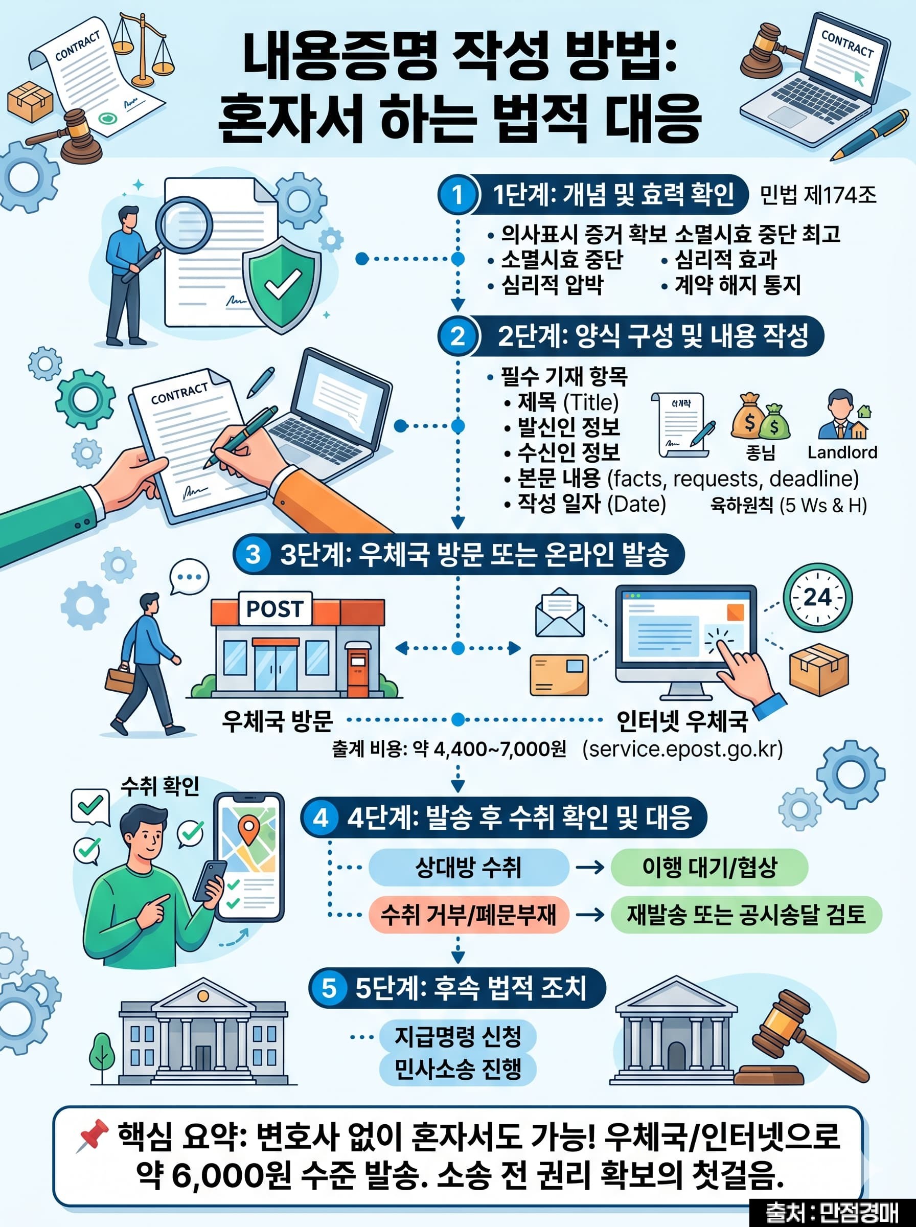 내용증명보내는방법